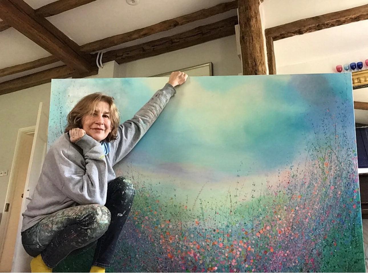 Create a Colourful Layered Floral Painting - 14th September - 10am-1pm