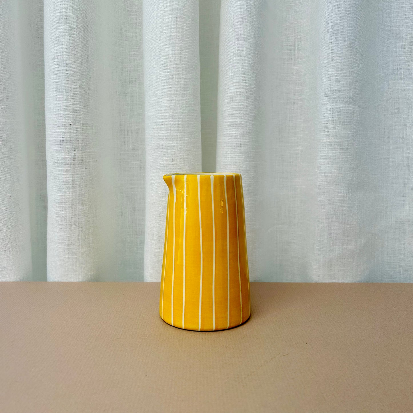 Musango Creamer Jug - Turmeric Sgraffito