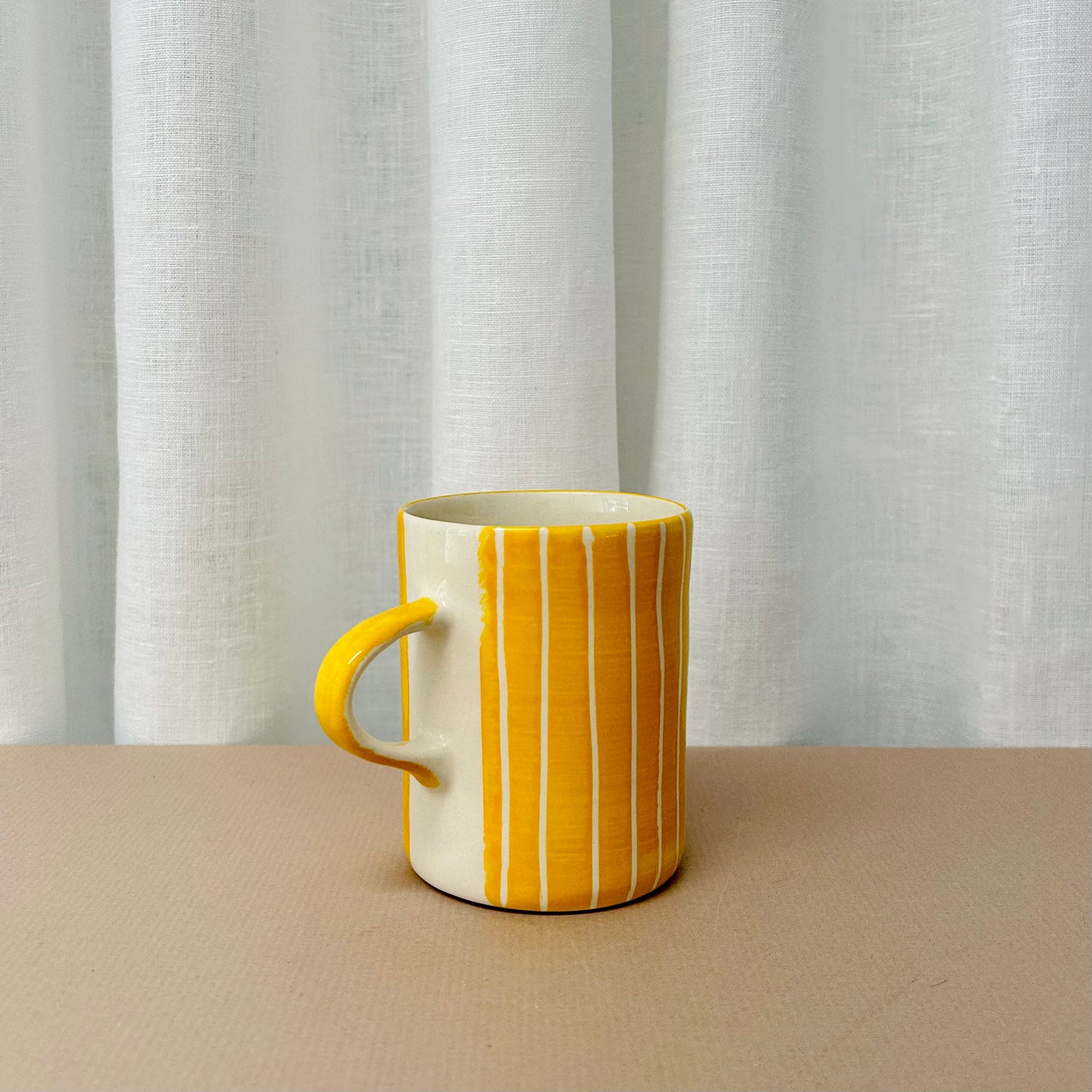 Musango Tall Mug - Turmeric Sgraffito