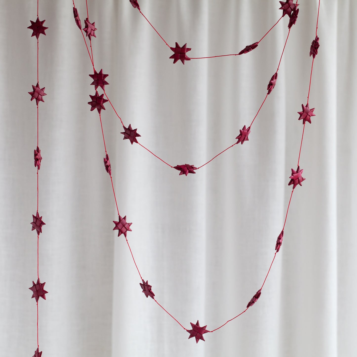 Stars Garland - Red