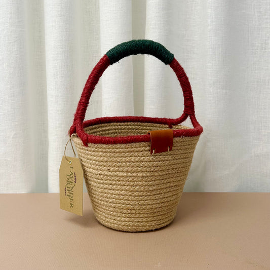 Handmade Jute Foraging Basket