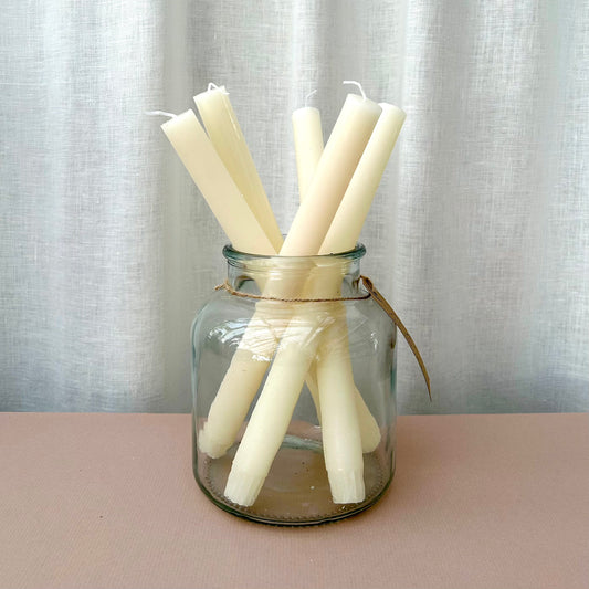 Straight Dinner Candle - Ivory