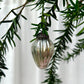 Mini Glass Baubles Set of 10 - Antique Silver