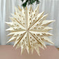 Paper Snowflake Hanging Decoration - Large Antique White