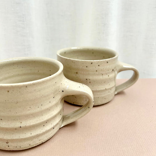 Speckled Stoneware Low Mug
