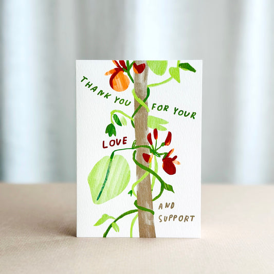 Thank You For Your Love Card