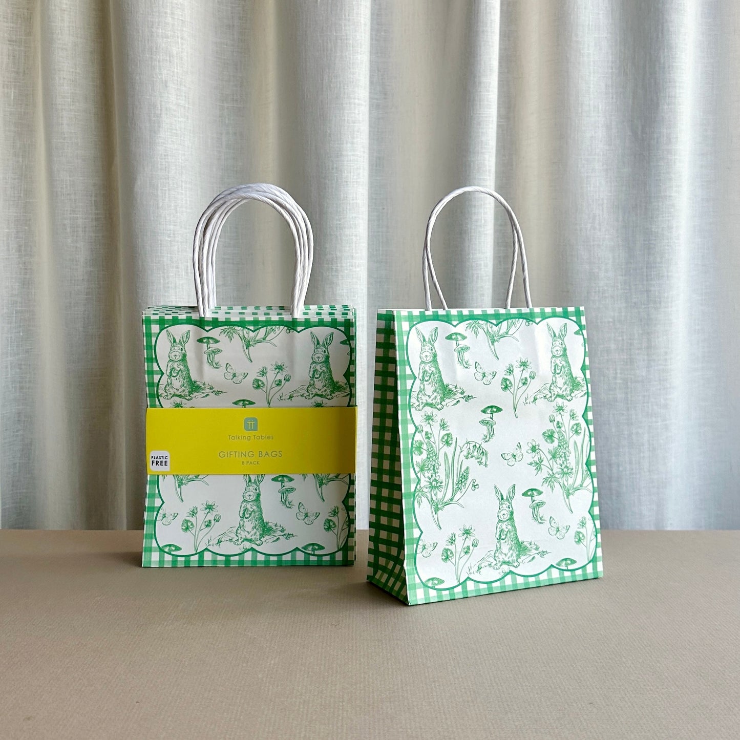 Playful Pierre Paper Gift Bags - 8 Pack