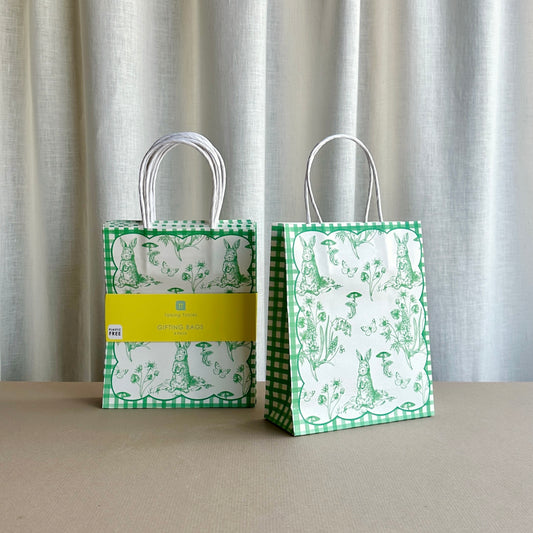 Playful Pierre Paper Gift Bags - 8 Pack