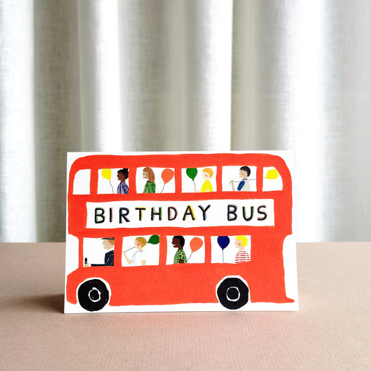 Birthday Bus Card