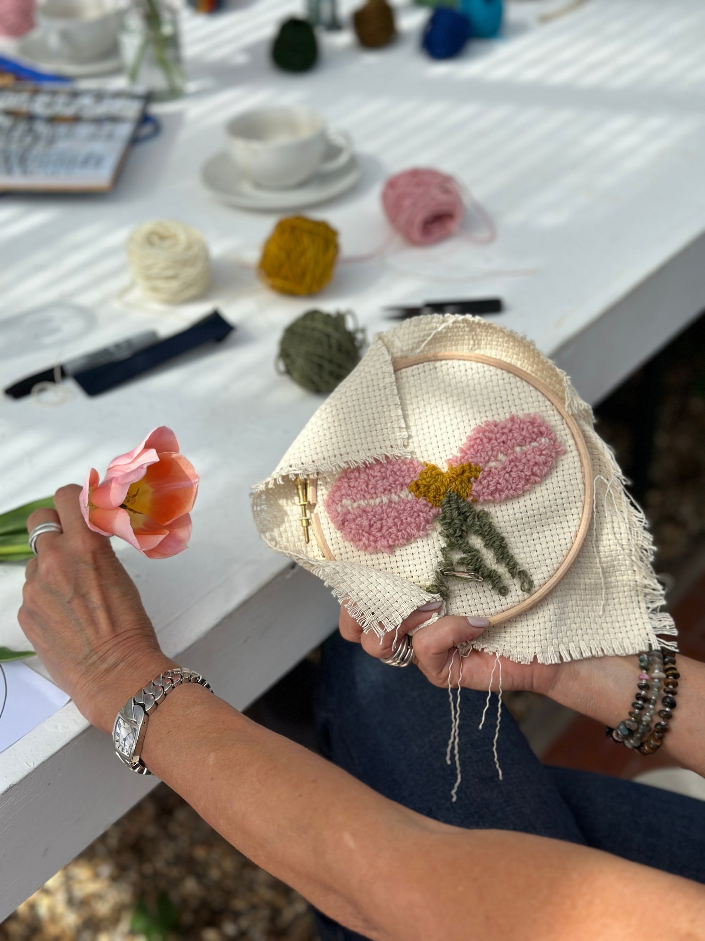 Punch Club - Punch needle embroidery workshop : 4th October 10am - 12.30pm