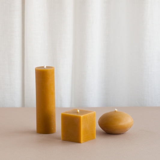 Fudge and Friends Beeswax Candle Set