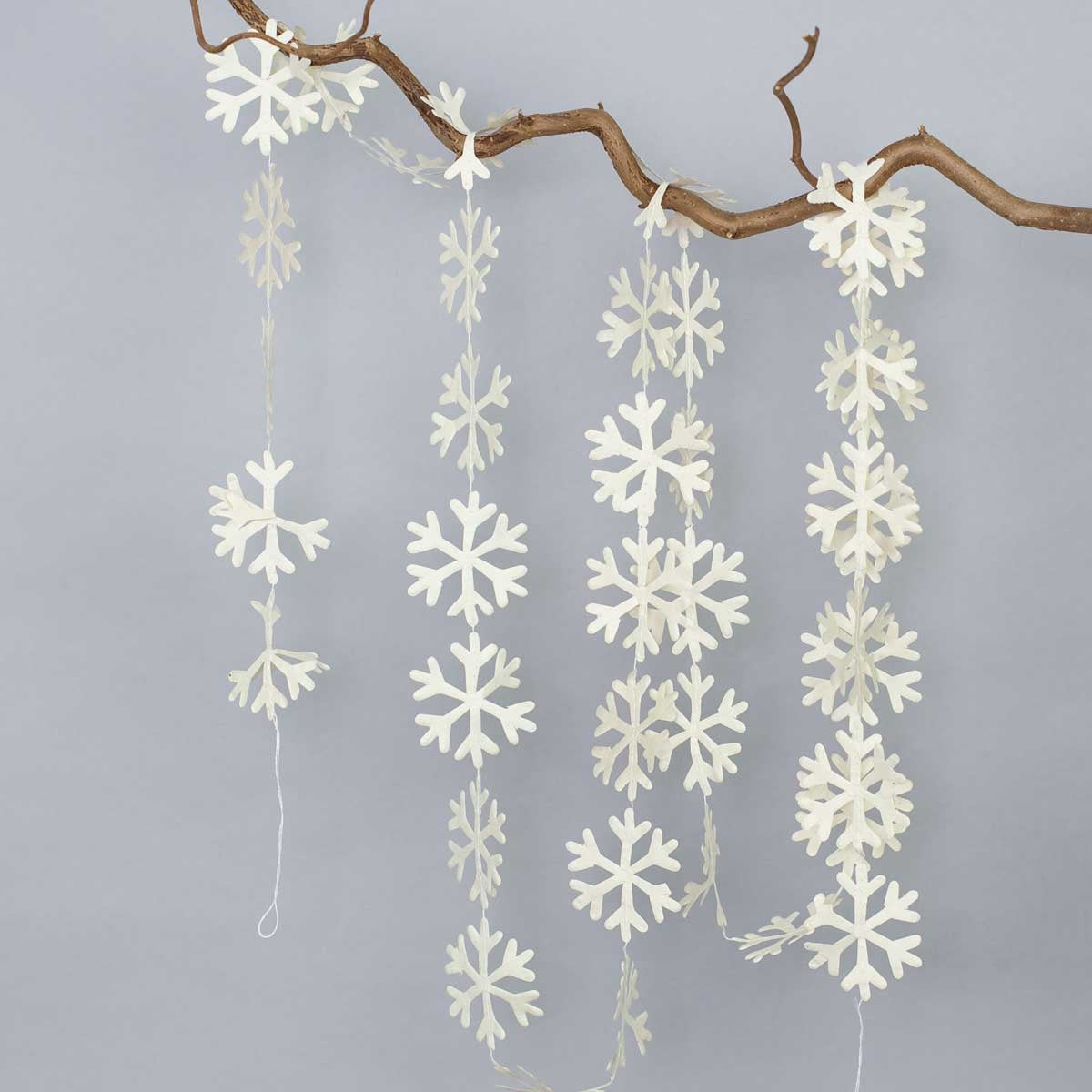 Snow Paper Garland