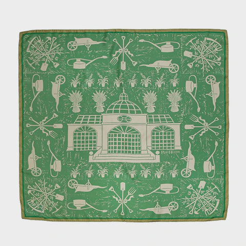 Orangery Garden Silk Scarf