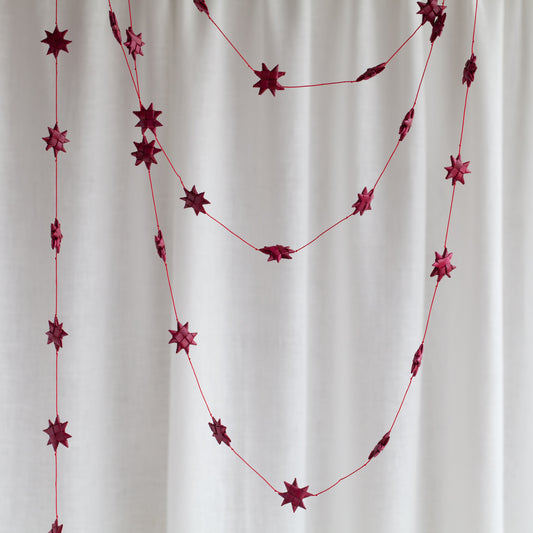 Stars Garland - Red