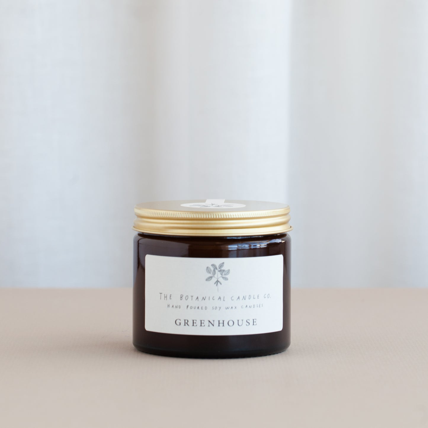 Greenhouse Amber Jar Soy Candle