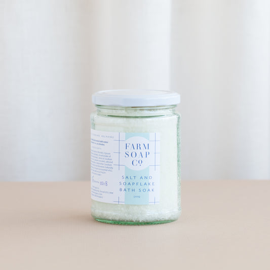 Salt and Salt Flake Soak